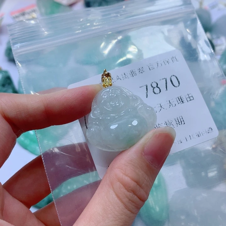 颈饰未镶嵌翡翠翡翠