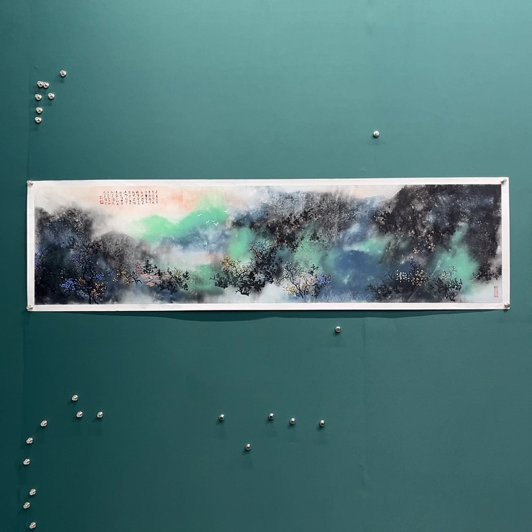 国画艺术家真人手绘