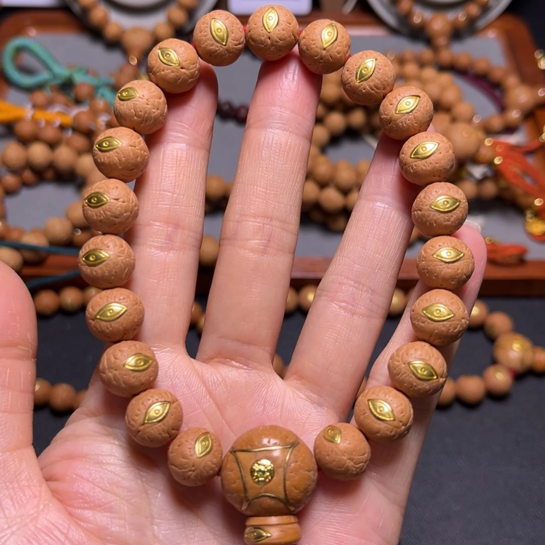 凤眼菩提吊坠12mm2025精品实心慈悲眼手串