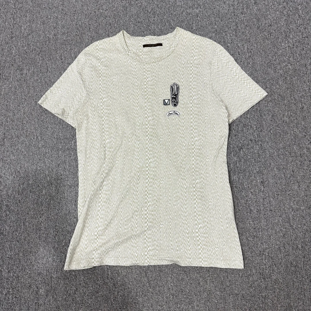 95新 LouisVuitton/路易威登 18955740 徽标刺绣短袖 XL码95新