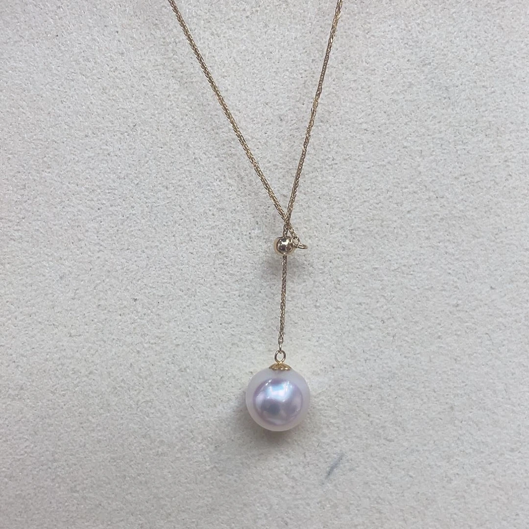 海水珍珠18K金镶嵌颈饰