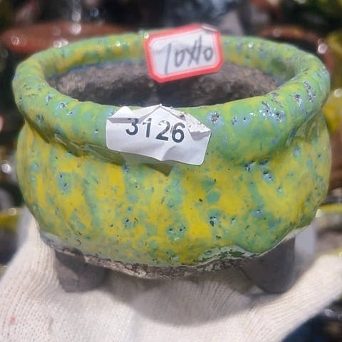 粗陶花盆手工花盆制作