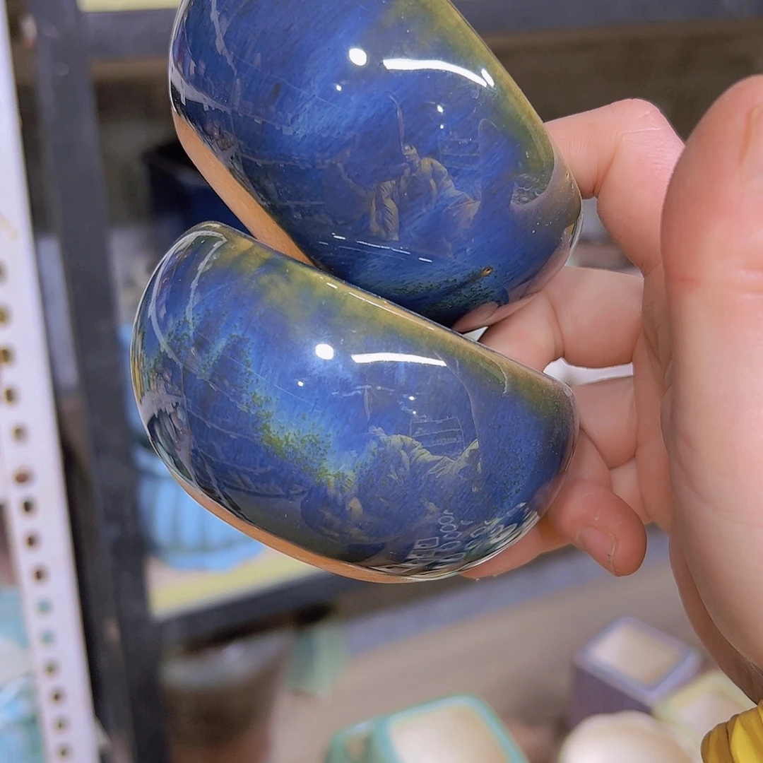 红陶陶瓷花盆当场满12包邮