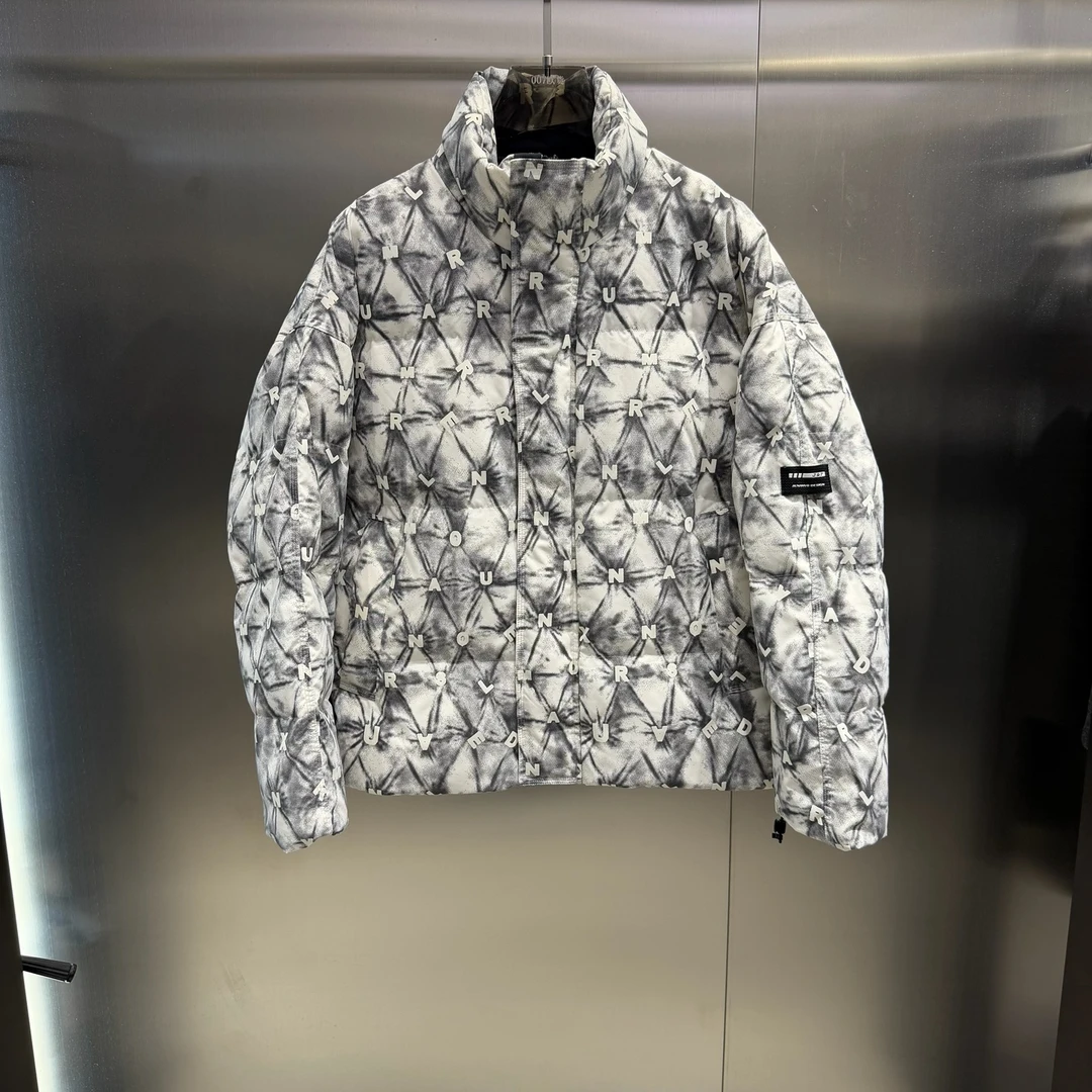 冬季欧货高级感男士潮流个性痞帅立领保暖羽绒服时尚休闲外套时尚