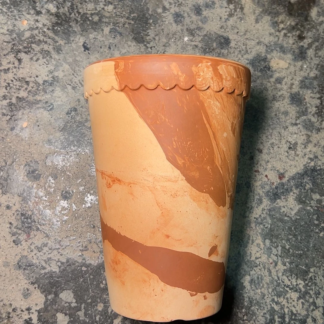 咖啡花边15口20高1个【微瑕】