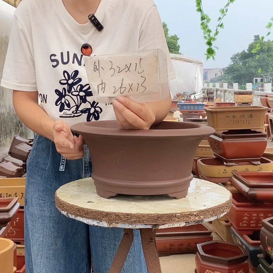 段泥花盆紫砂花盆