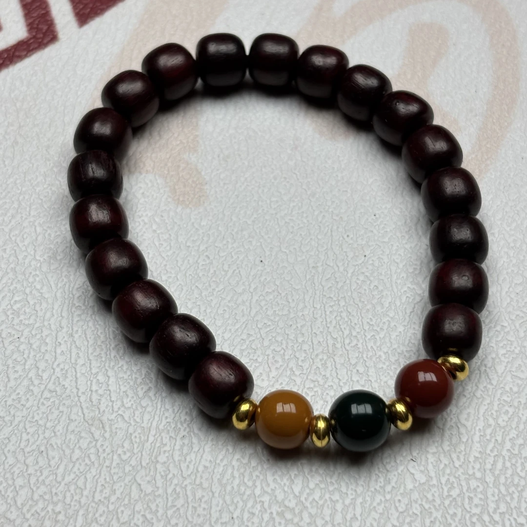 紫檀女士老型珠手串M103