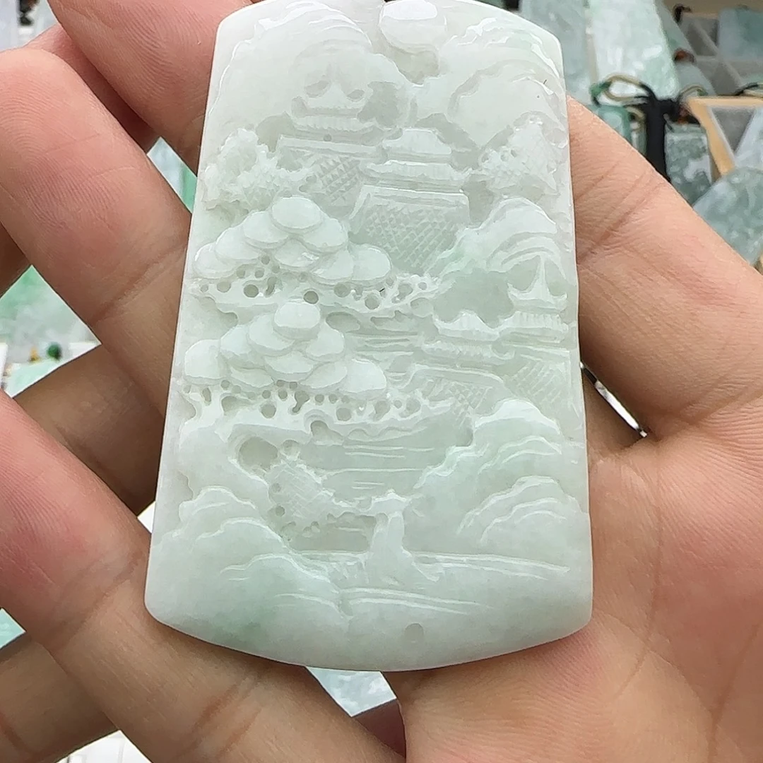 翡翠未镶嵌颈饰翡翠