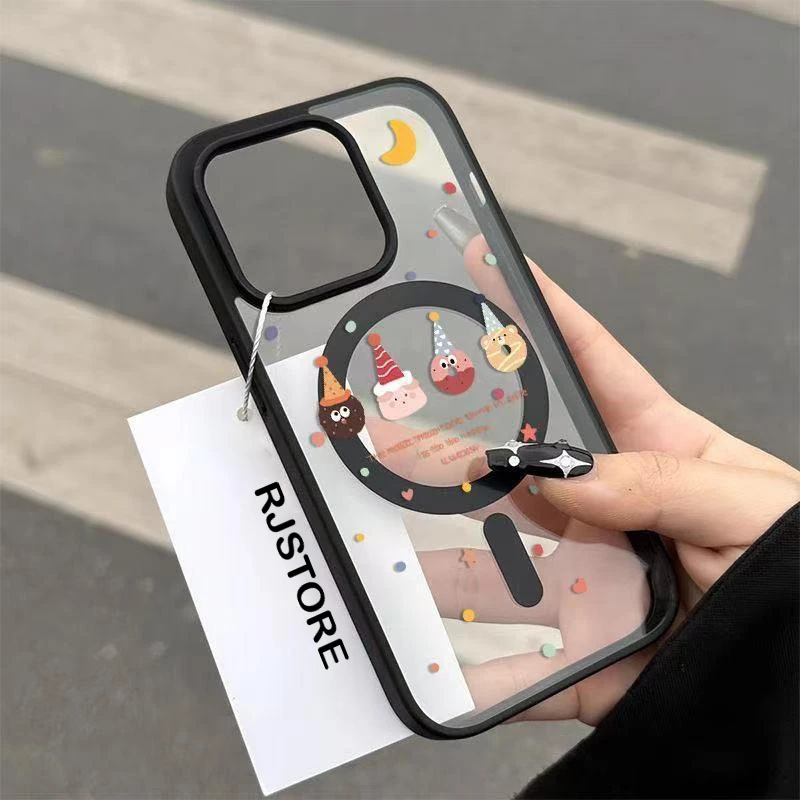 Lucky礼帽曲奇饼干适用iPhone16/15promax苹果磁吸手机壳12/13套