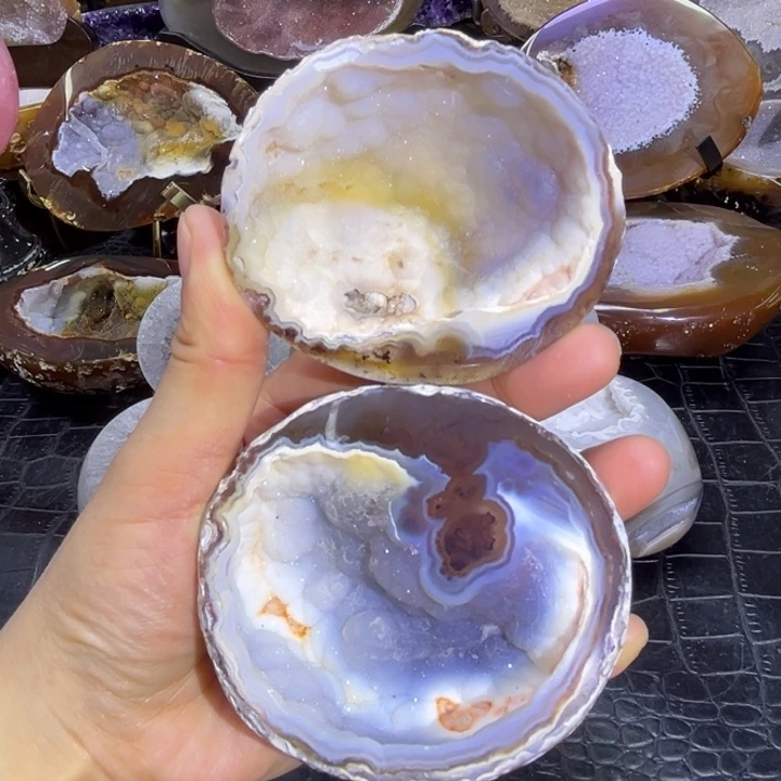 水晶珠宝半成品未镶嵌啵啵软盆