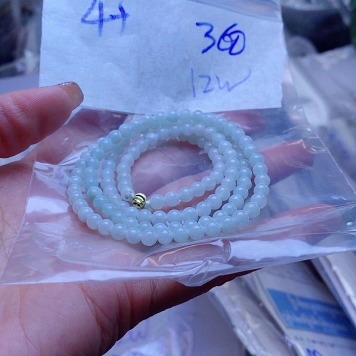 定制翡翠未镶嵌珠串