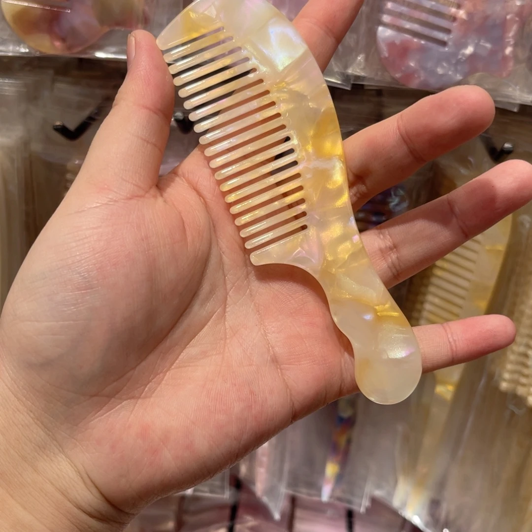 醋酸非金属金鱼姬小号把梳