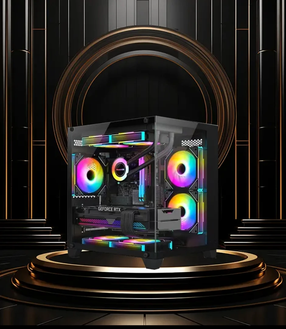 6.18AMD7500F+32g+1TB无显卡华硕电脑电竞游戏台式电脑机箱台式机