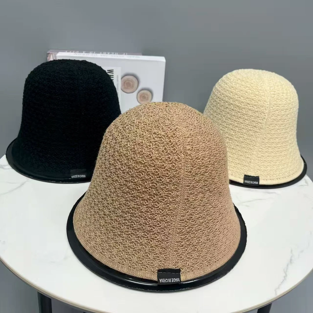 日式针织渔夫帽