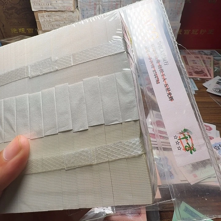 肥***园四版币0.1全新五刀