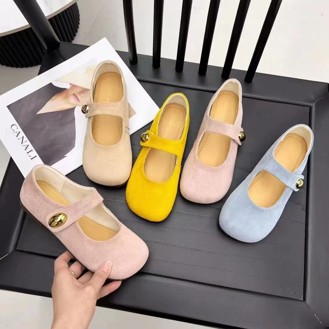 正码303-37平底气质软底韩版舒适休闲单鞋