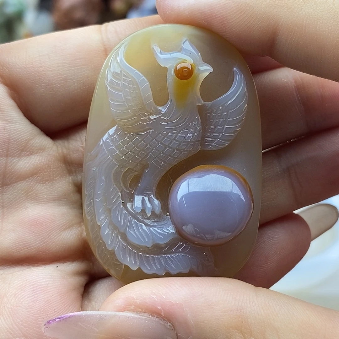观***客玛瑙未镶嵌手饰玛瑙吊坠