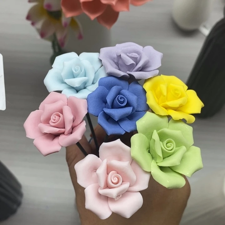 陶瓷陶瓷材料加工7朵素烧