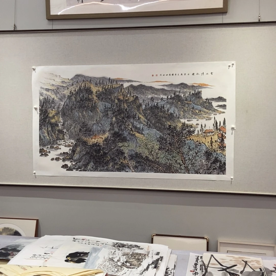 天***淡国画墨鱼精品墨鱼精品