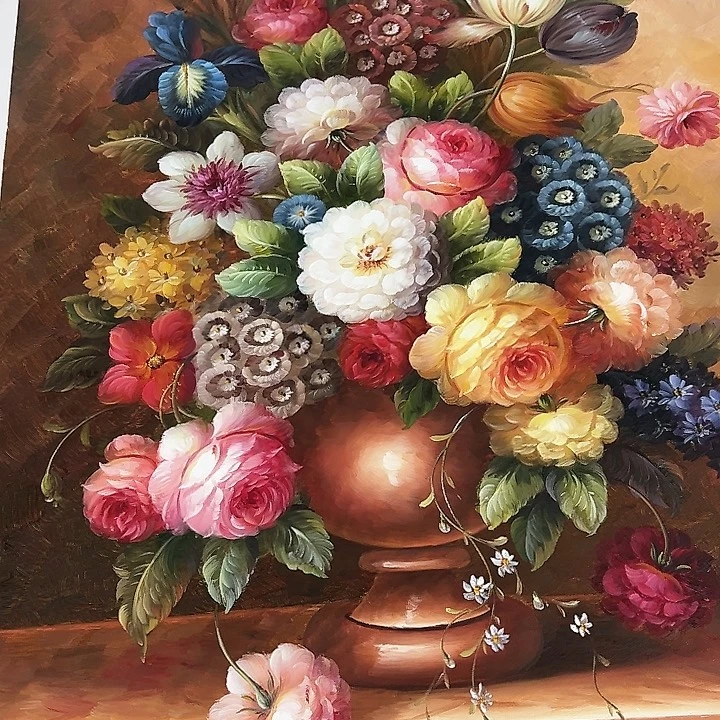 油画恭喜仔仔细细影子