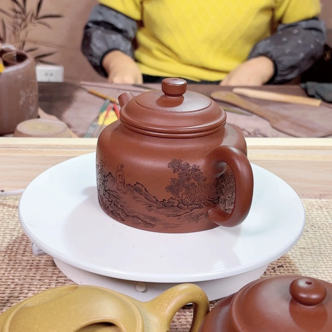 楚***器茶壶紫砂德钟壶320毫升底槽清
