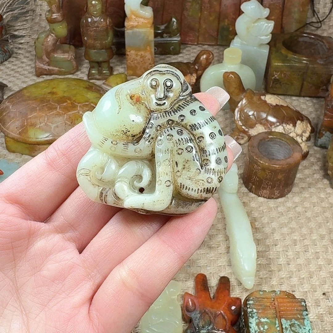 白玉菩提吊坠挂件