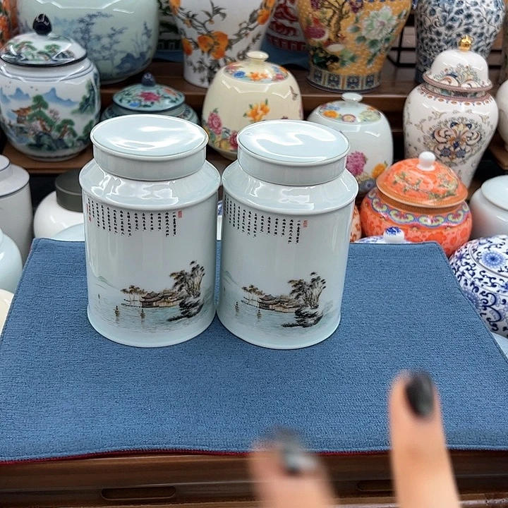 瓷片茶叶罐罐罐罐呀呀呀