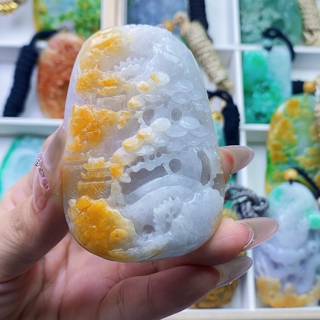 翡翠未镶嵌颈饰翡翠