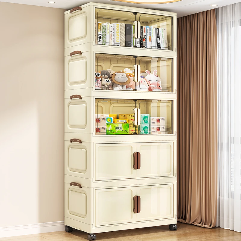 【70面宽】居家好物美拉德风双开门可折叠收纳柜杂物整理收纳柜HQ0