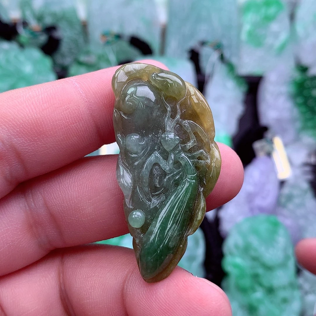 翡翠吊坠(不含链)未镶嵌