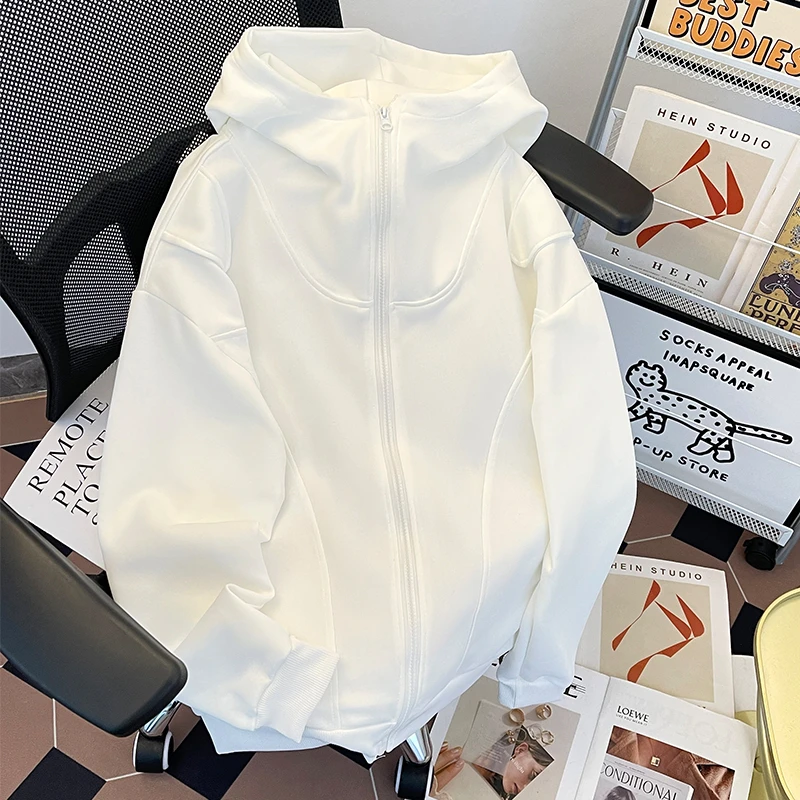 DeweLvum匠心制作！一眼就爱上!运动透气宽松休闲连帽开衫卫衣男潮