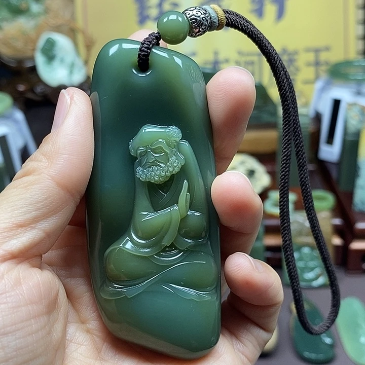 岫岩老玉（透闪石质玉）析木未镶嵌苏***业