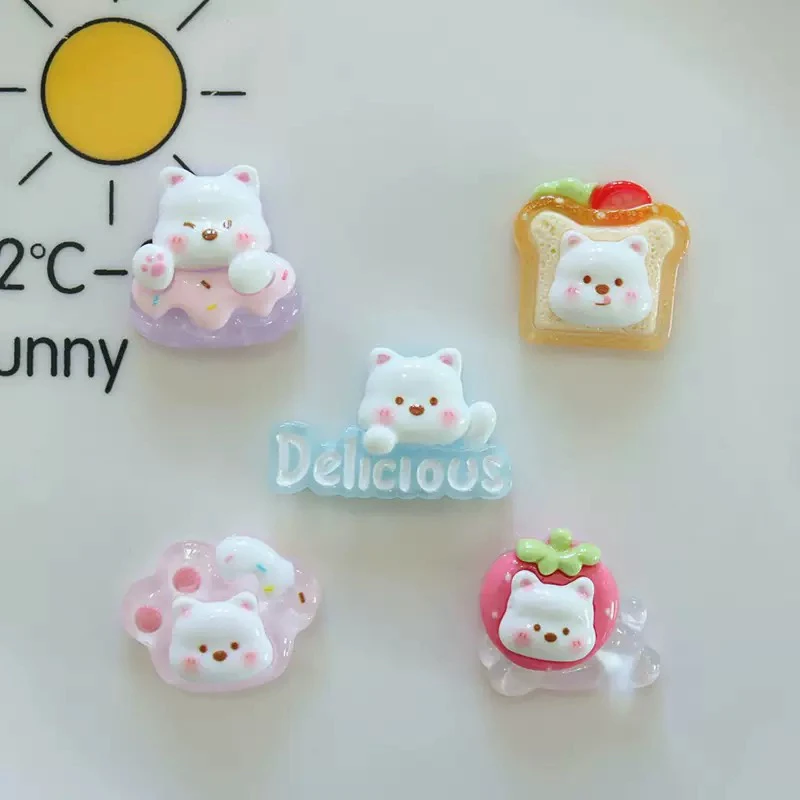 【对对碰】透明小熊树脂配件diy手工材料发奶油胶手机壳冰箱贴