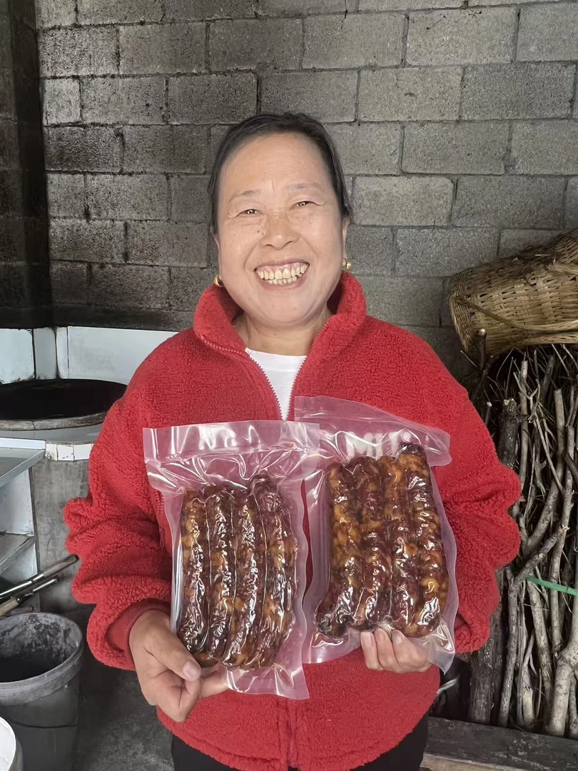 【腊香肠】手工古法农家传统老字号【曾阿嬢】腊香肠正宗烟熏猪肉香肠
