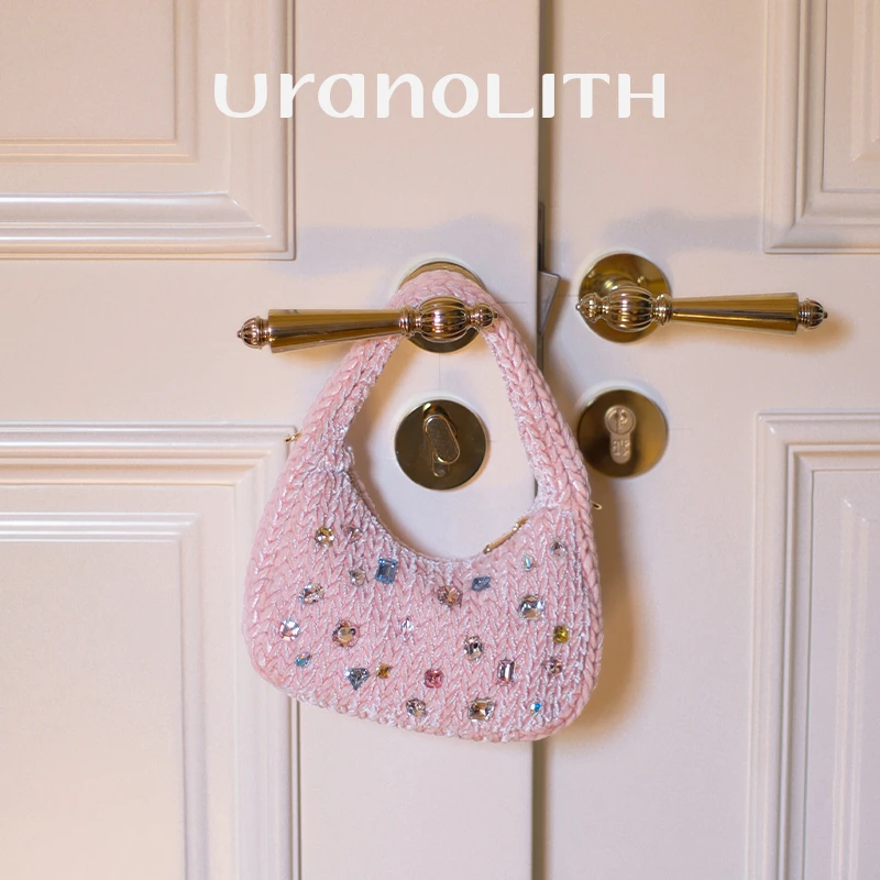 URANOLITH云朵包丝绒小众设计包轻便通勤高级感手提斜跨包包女