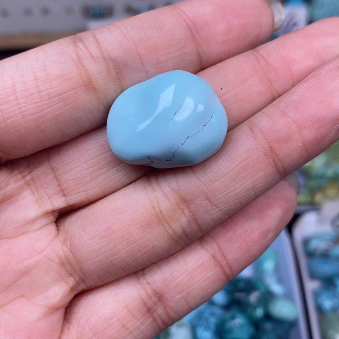 绿松石未镶嵌挂件