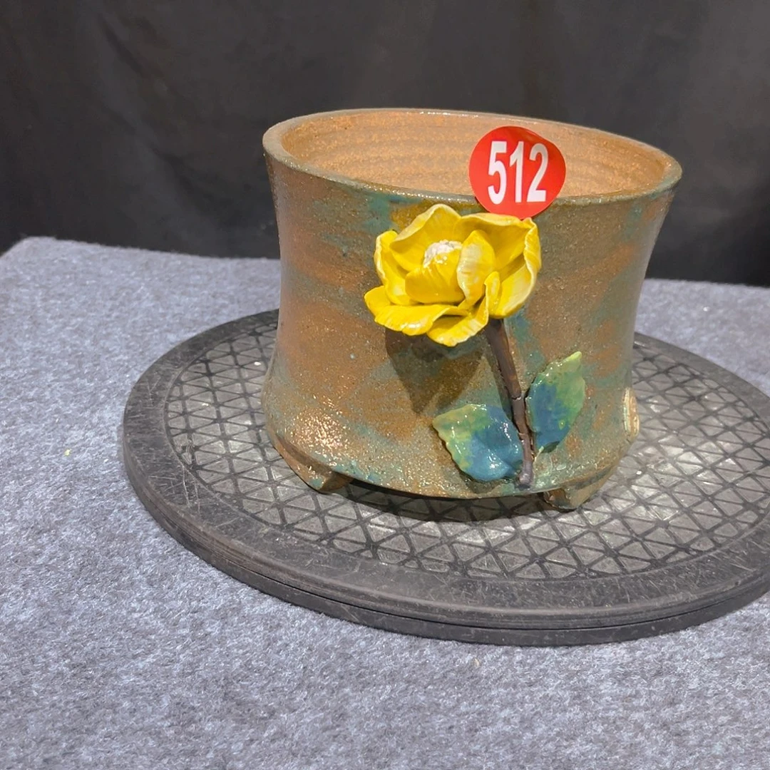 512 号陶然花器手工花盆