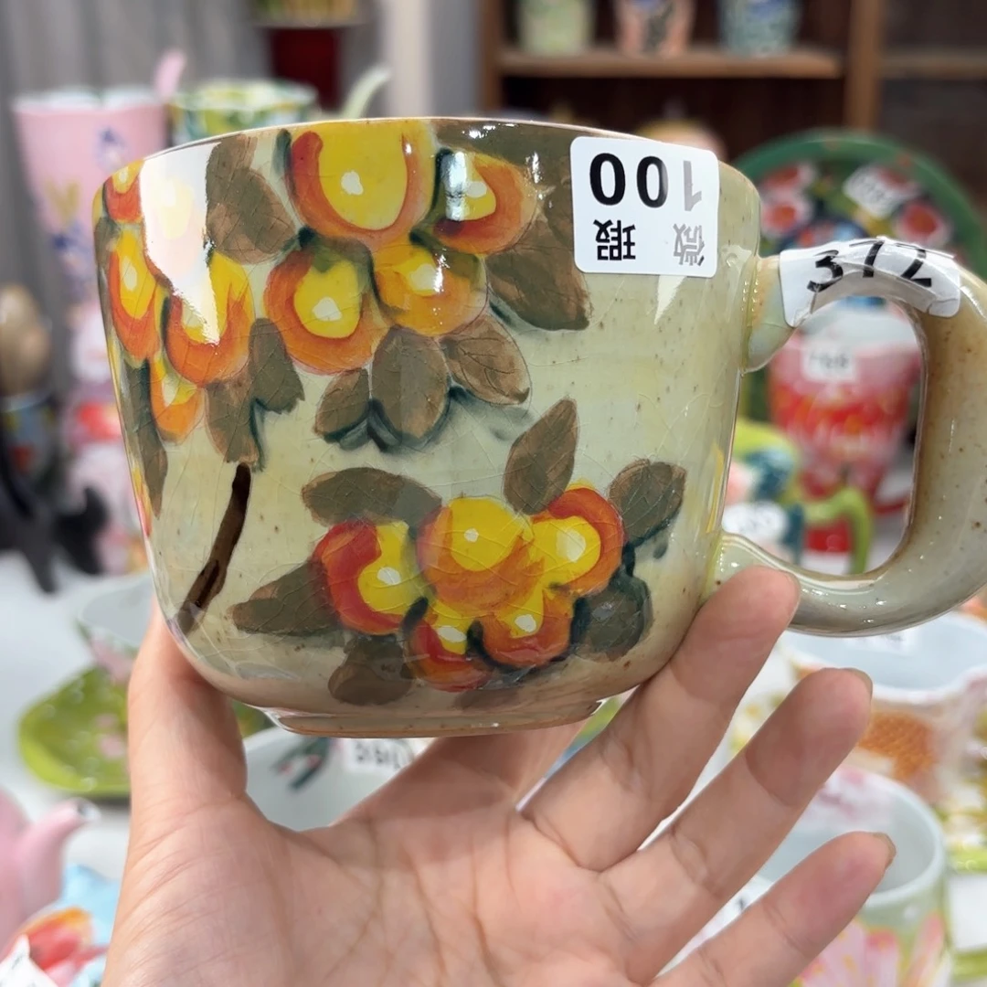 景德镇手绘高温釉下彩陶瓷茶具