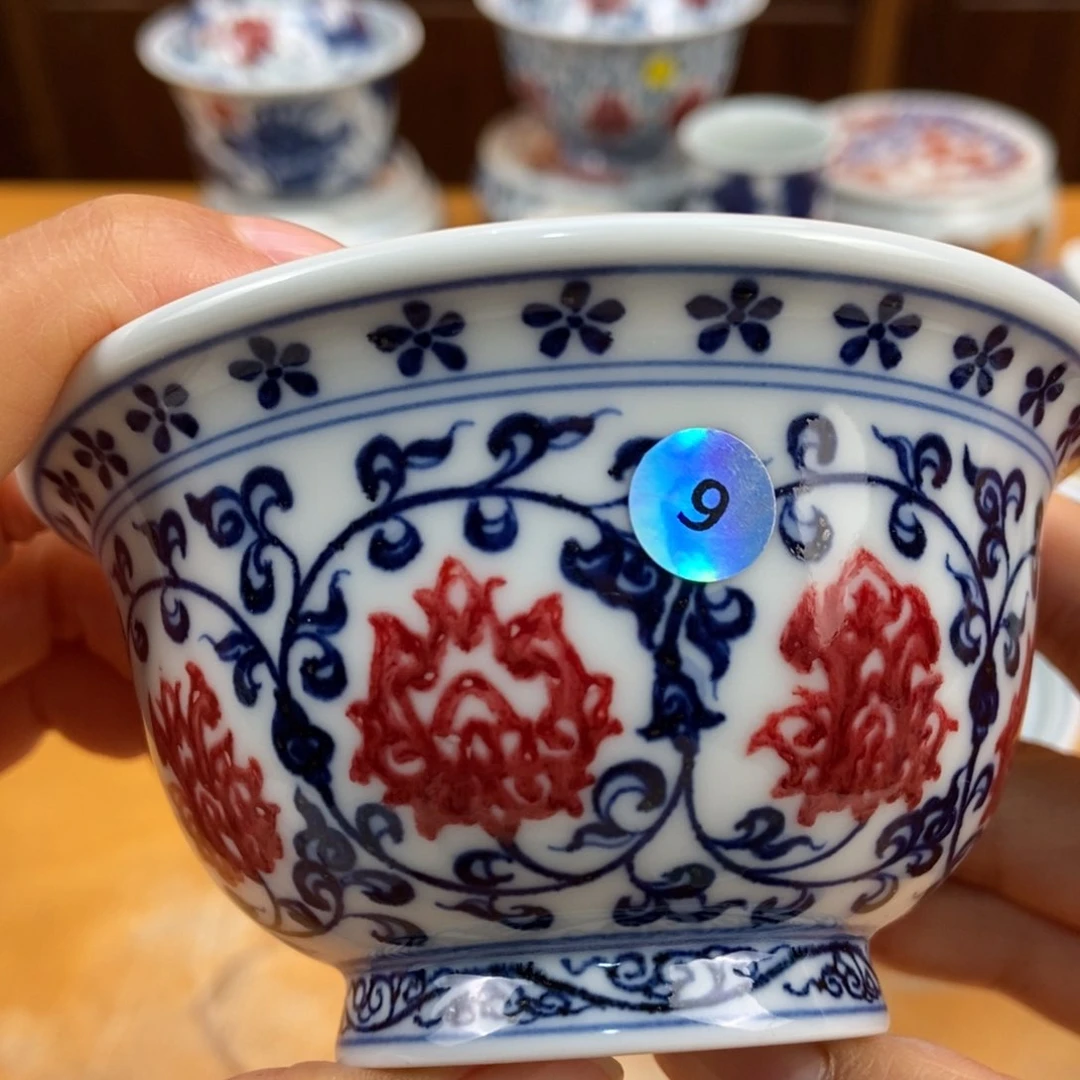 手绘现代茶具非古董