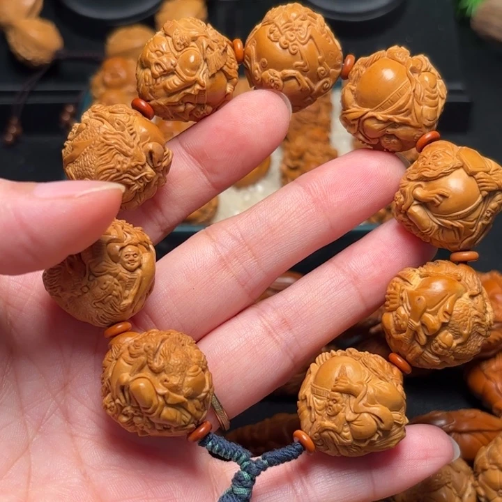 白***白手串/手链橄榄核手串