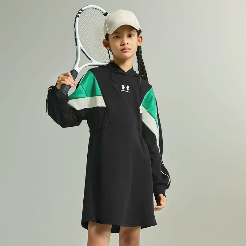 女童春季新款连衣裙宽松运动时尚休闲长袖连衣裙251227535