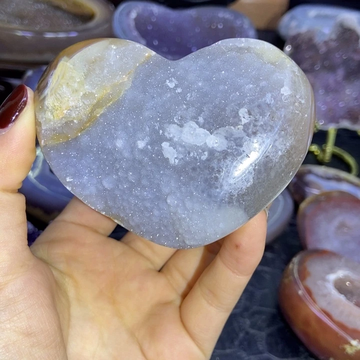 未镶嵌珠宝半成品水晶软糖爱心