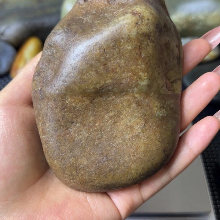 两***友未镶嵌和田玉把件