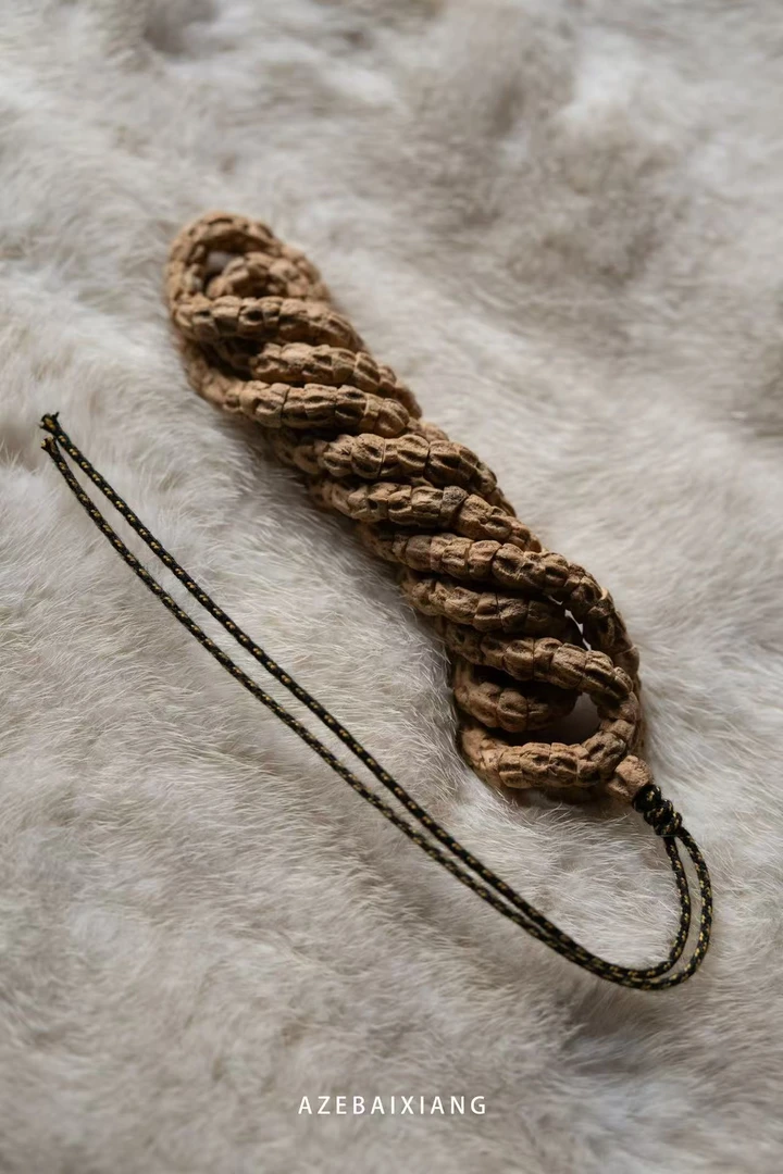 阿则柏香棘系列大肠长串文玩毕业级百香籽手串