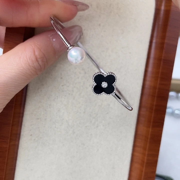 手绳海水珍珠银S925镶嵌