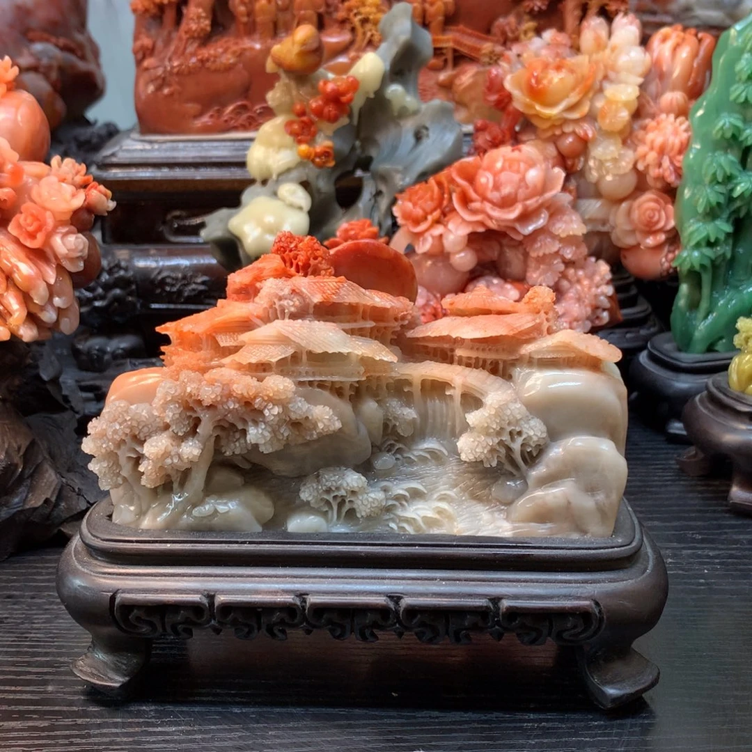 洪***来寿山石寿山石摆件