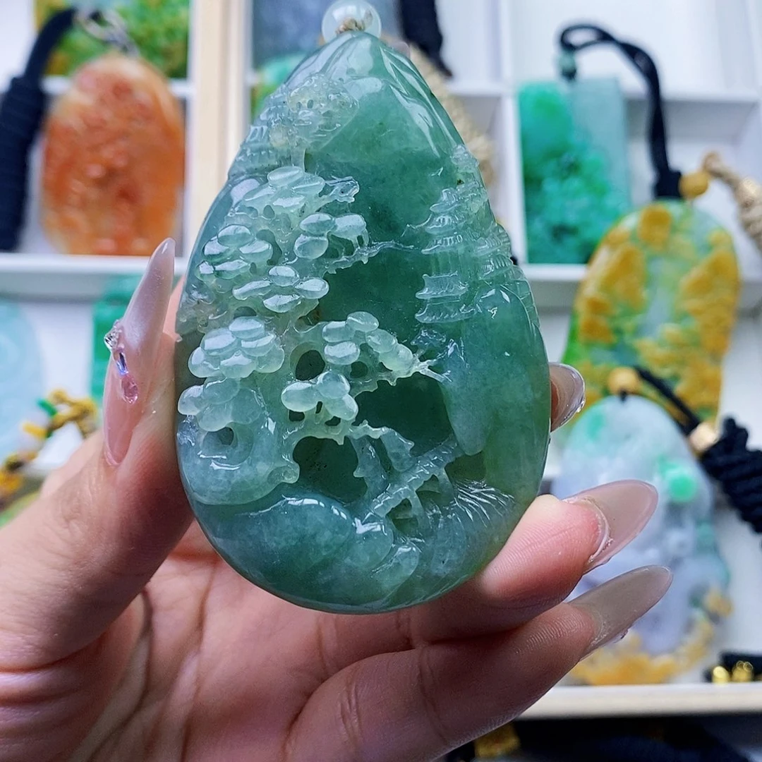 翡翠未镶嵌颈饰翡翠