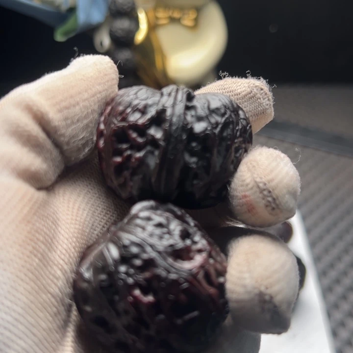 言***木文玩核桃元宝42尺寸