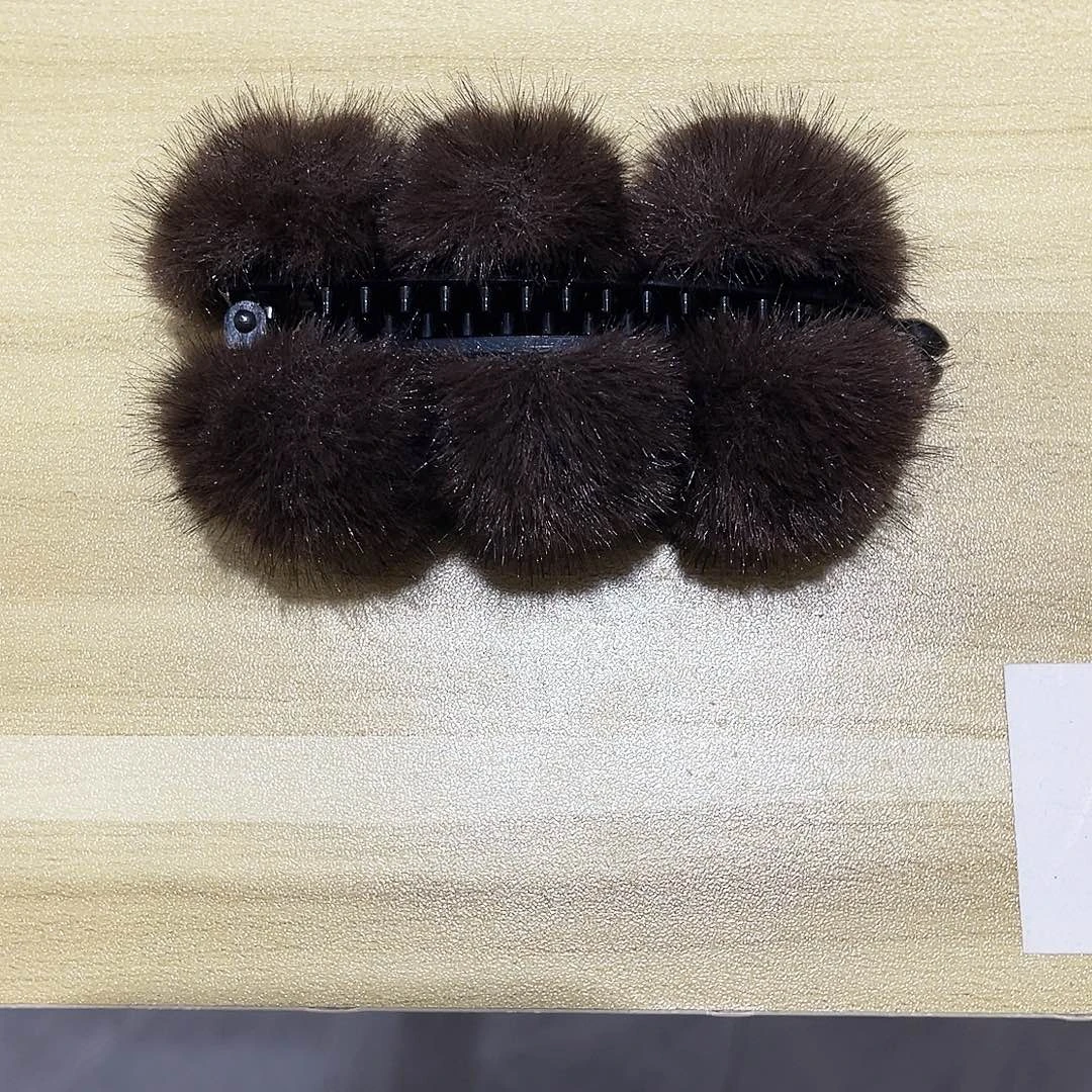 皮质铁合金蝴蝶结发夹