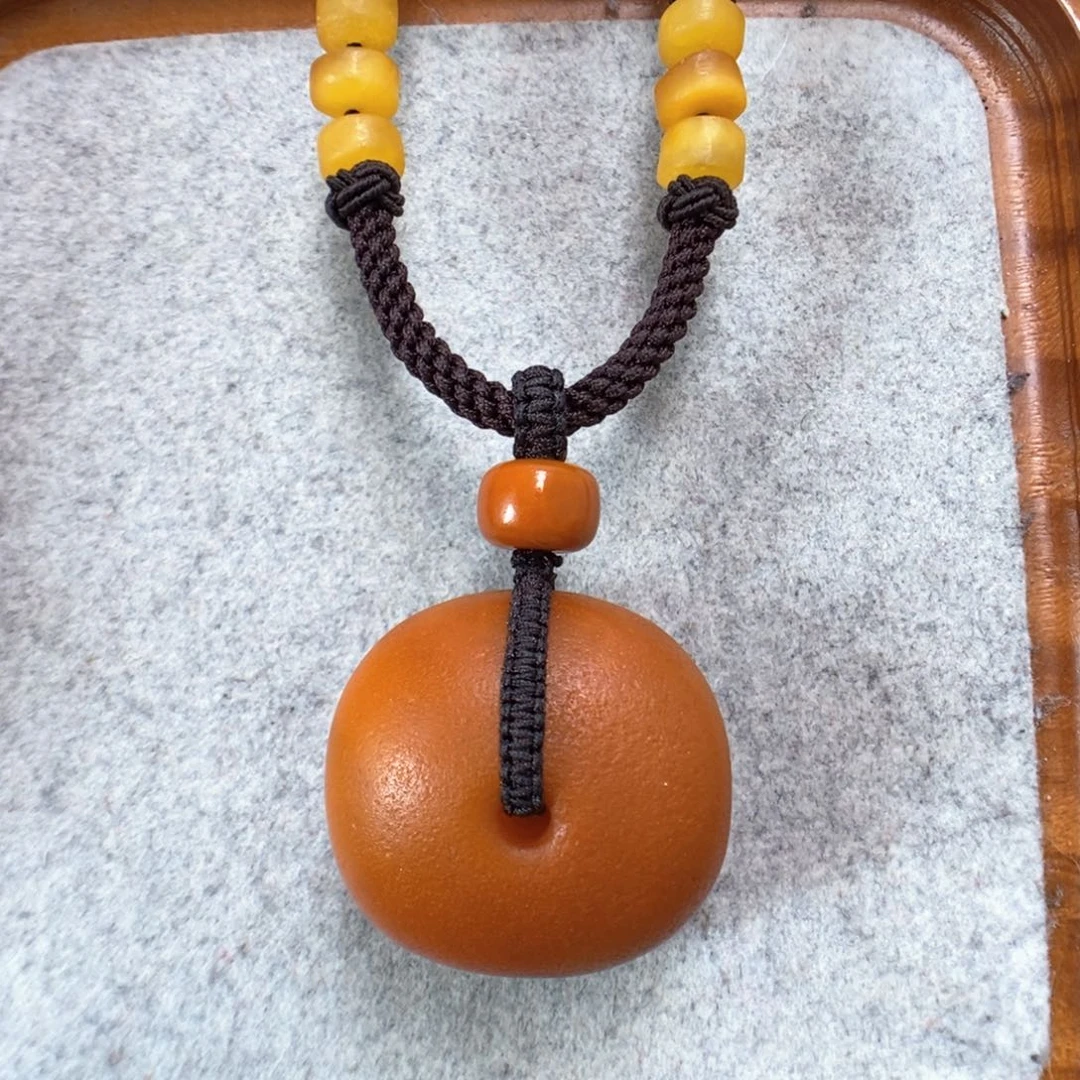 蜜蜡项链未镶嵌蜜蜡吊坠